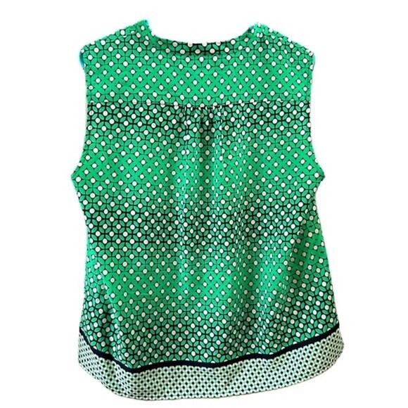 Jones of New York Sleeveless‎ Geometric Pattern Top Size Large - Picture 2 of 10